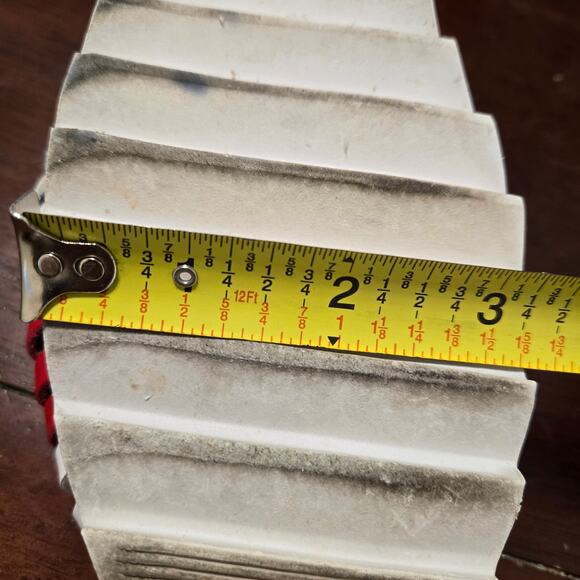 Corona Fashion Sandals Women's Red White Blue Leather Slip-ons-See Measurements) - Picture 9 of 9